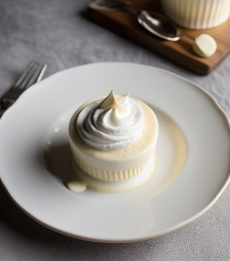 White Chocolate Mousse With Kirsch recipe image