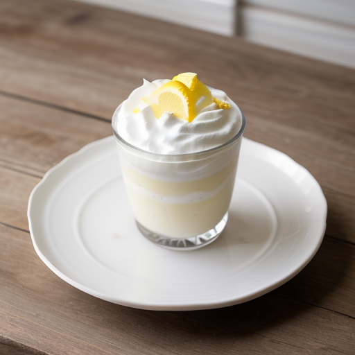 White Chocolate Mousse With Rasprerry Compote recipe image