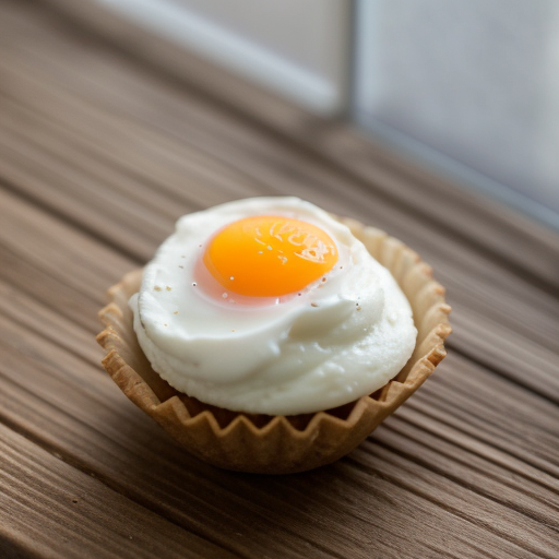 White Chocolate Mousse in an Almond Cookie Shell recipe image