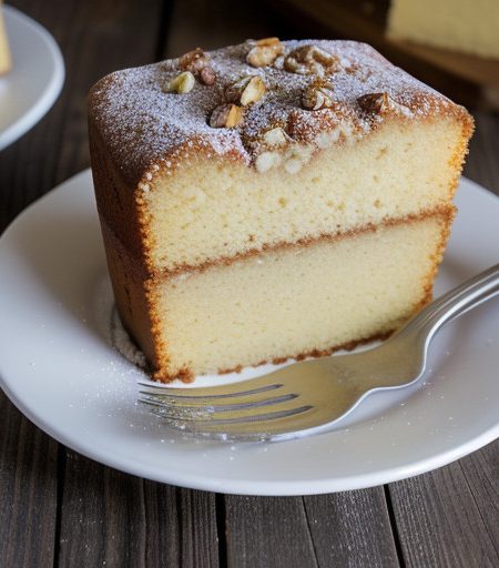 White Chocolate Pound Cake recipe image