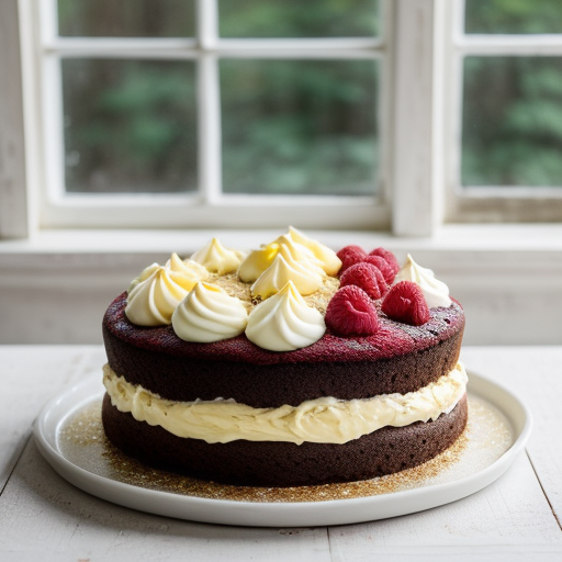 White Chocolate Raspberry Cake recipe image