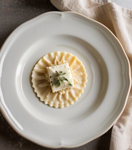 White Chocolate Ravioli recipe image