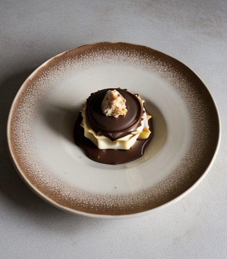 White Chocolate "Ravioli" W/ Hazelnut Filling recipe image