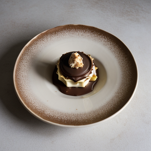 White Chocolate "Ravioli" W/ Hazelnut Filling recipe image