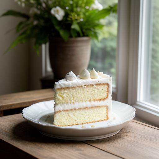 White Chocolate Whisper Cake recipe image