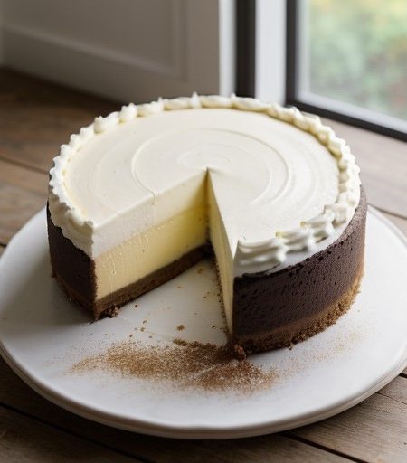 White Chocolate and Lemon Cheesecake recipe image