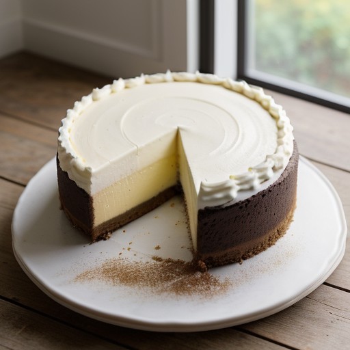 White Chocolate and Lemon Cheesecake recipe image