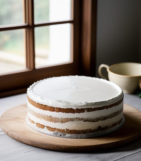 White Christmas Cake recipe image