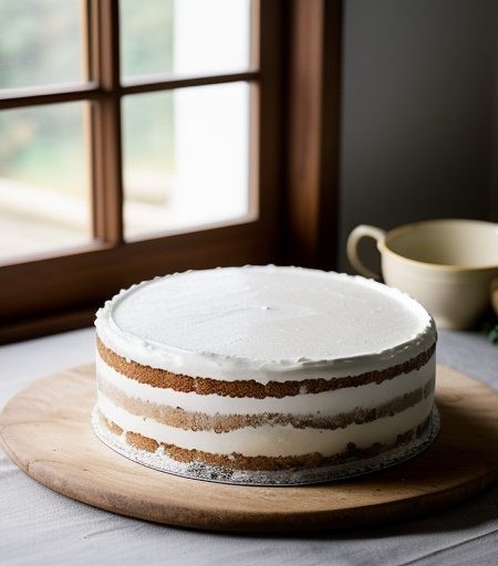 White Christmas Cake recipe image