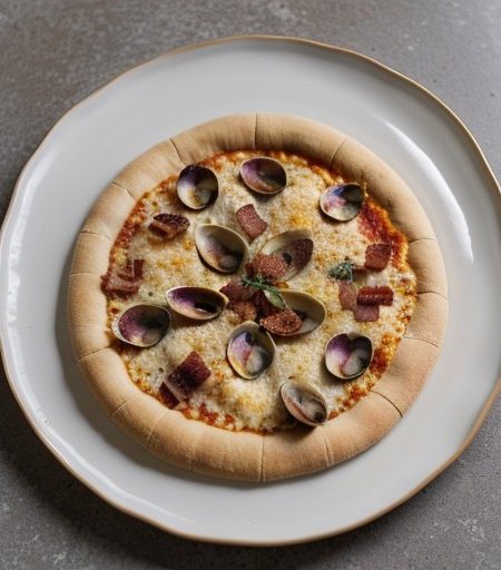 White Clam Pizza recipe image