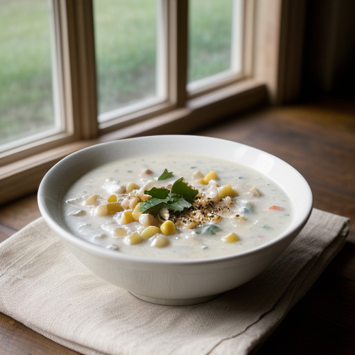 White-Corn Chowder - Country Living recipe image