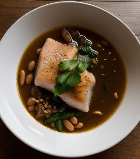 White Fish Filets in Bean Sauce recipe image