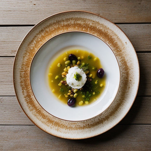 White Gazpacho With Almonds & Grapes recipe image