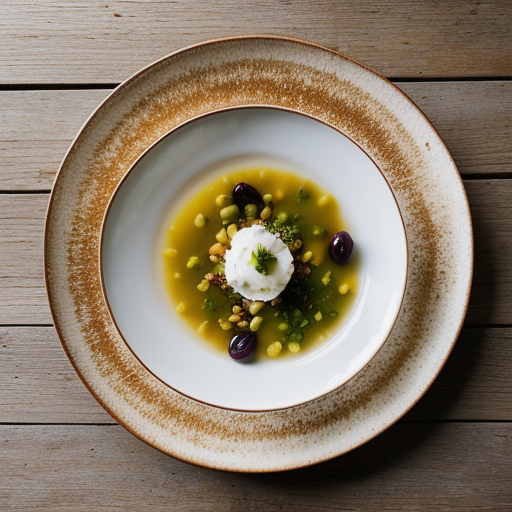 White Gazpacho With Almonds & Grapes recipe image