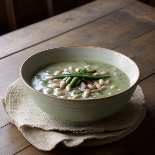 White & Green Bean Soup recipe image