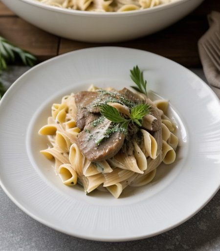 White Pasta From Hell recipe image