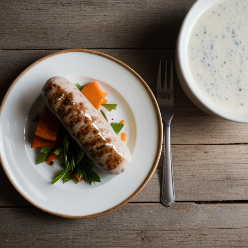 White Pork Sausage (Boudin Blanc De Liege recipe image
