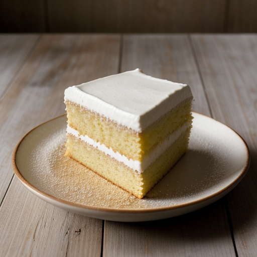 White Sour Milk Cake recipe image