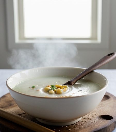 White Turnip Soup (Potage Aux Navets Blancs recipe image