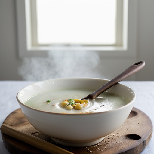 White Turnip Soup (Potage Aux Navets Blancs recipe image