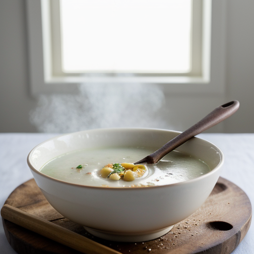 White Turnip Soup (Potage Aux Navets Blancs recipe image