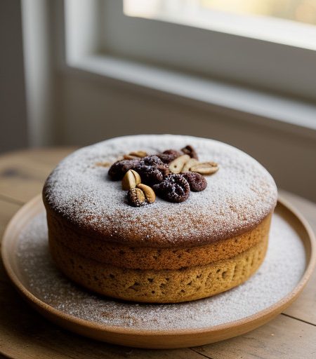 White-Wheat Fruit and Nut Coffeecake - Country Living recipe image
