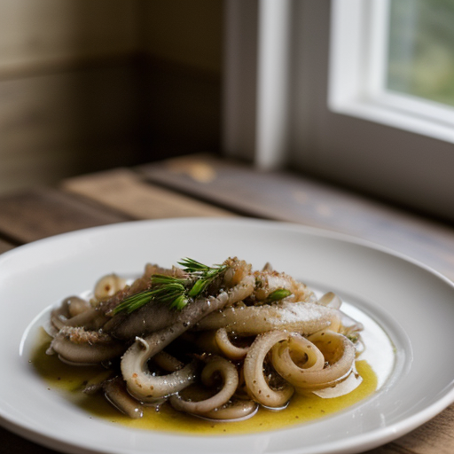 White Wine-Marinated Squid recipe image
