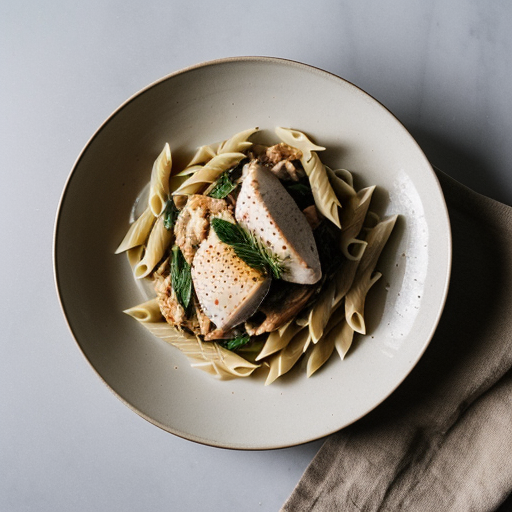 White Wine Pasta Sauce With Chicken recipe image