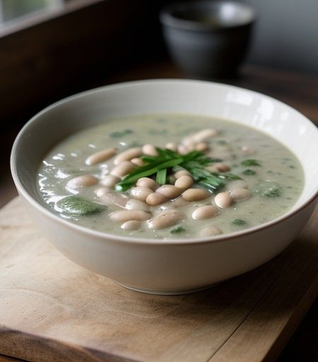 White and Green Bean Soup recipe image