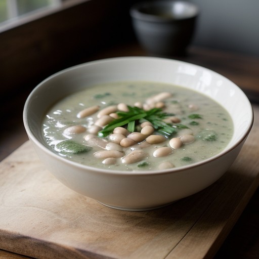 White and Green Bean Soup recipe image