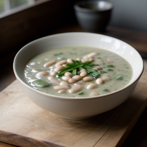 White and Green Bean Soup recipe image