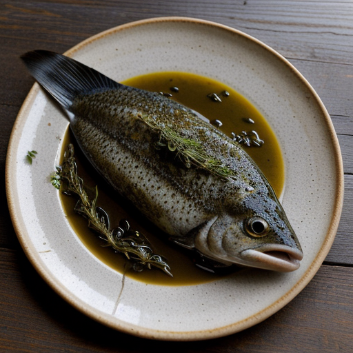 Whole Flounder With Herb Marinade recipe image