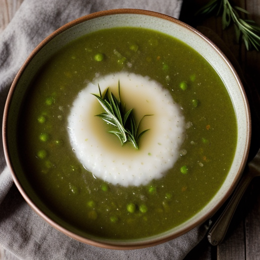 Whole Pea Soup With Fresh Tarragon recipe image
