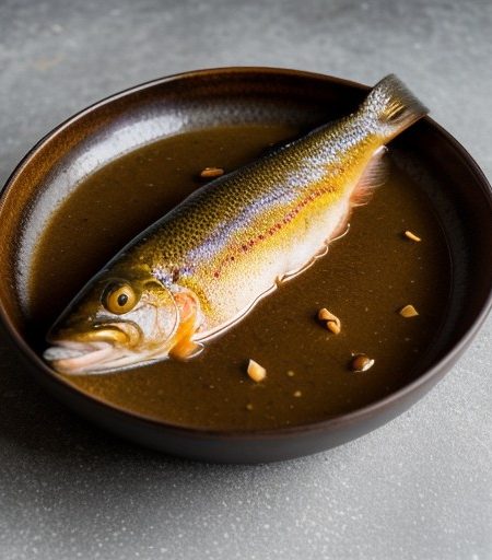 Whole Trout in Sweet and Sour Sauce recipe image