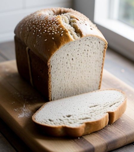 Whole-Wheat Bagel Bread recipe image