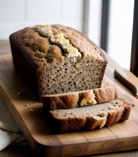 Whole Wheat Banana Bread recipe image