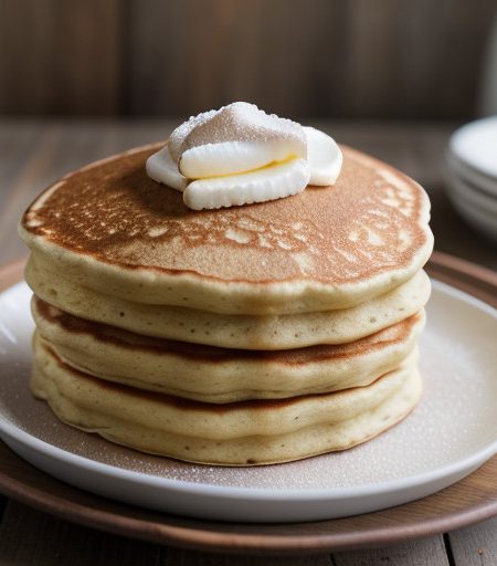 Whole Wheat Buttermilk Pancakes recipe image