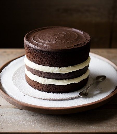 Whole Wheat Chocolate Cake recipe image