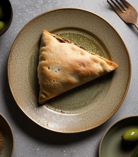 Whole Wheat Ratatouille Calzone- Part 1 recipe image