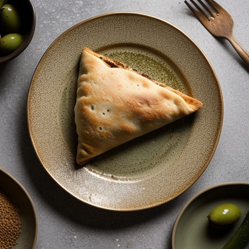 Whole Wheat Ratatouille Calzone- Part 1 recipe image