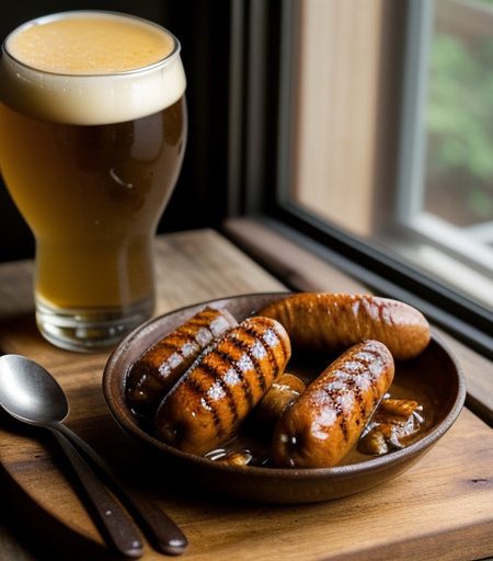 Wieners in Butter & Beer Sauce recipe image