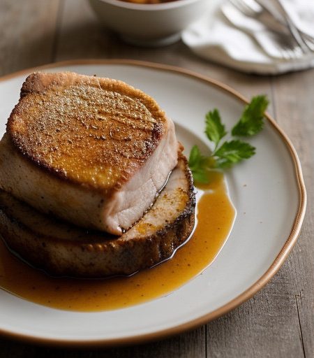 Wieprzowina W Smietanie (Baked Pork Chops In recipe image