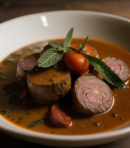 Wild Duck and Andouille Sauce Piquant recipe image