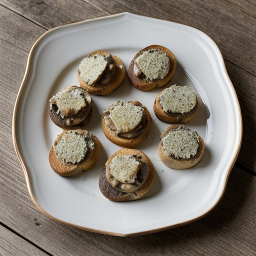 Wild Mushroom Crostini - Martha Stewart Livin recipe image