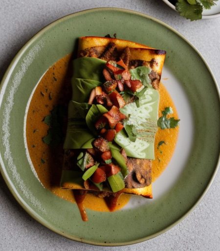 Wild Mushroom Enchiladas recipe image