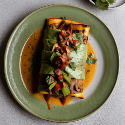 Wild Mushroom Enchiladas recipe image