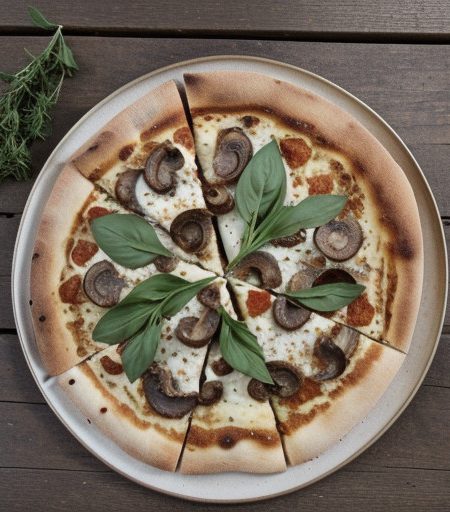 Wild Mushroom Pizza *Jb recipe image