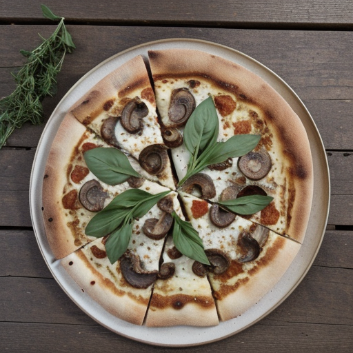 Wild Mushroom Pizza *Jb recipe image