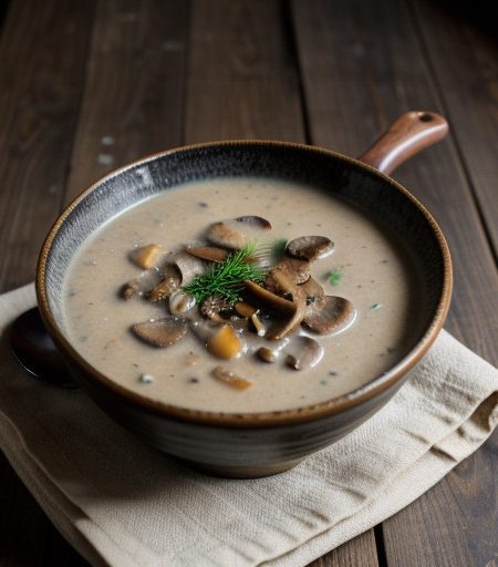 Wild Mushroom-Potato Soup recipe image