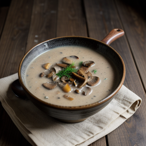 Wild Mushroom-Potato Soup recipe image